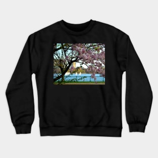 A spring day on the Charles River Crewneck Sweatshirt